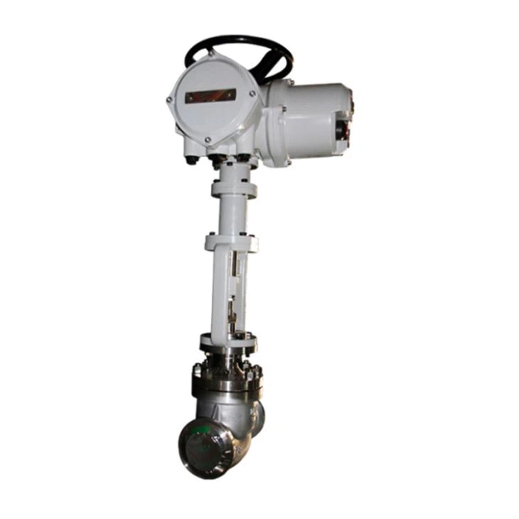 Cast Iron Damper Valve with Rotary Electric Actuator