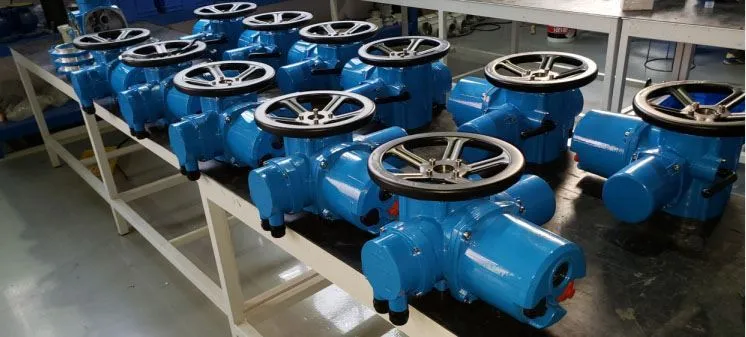 Old Vietnamese Customers Order Multi Turn Electric Actuator For Gate Valve