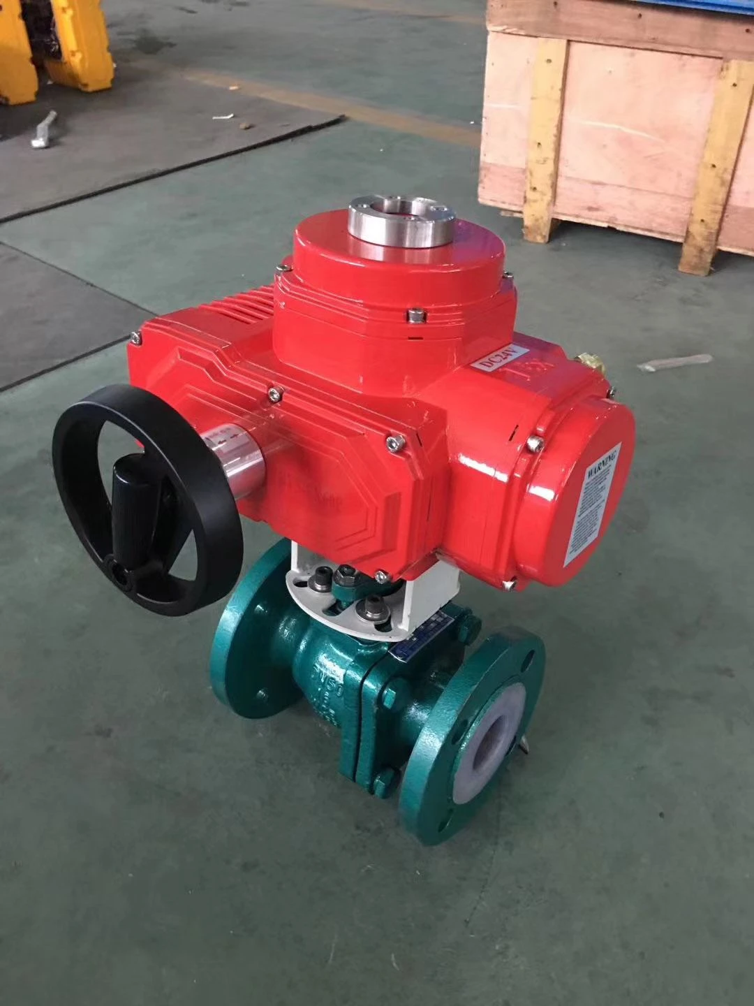 Fine Small Type Electric Gate Valve Is Ready To Send The Airport