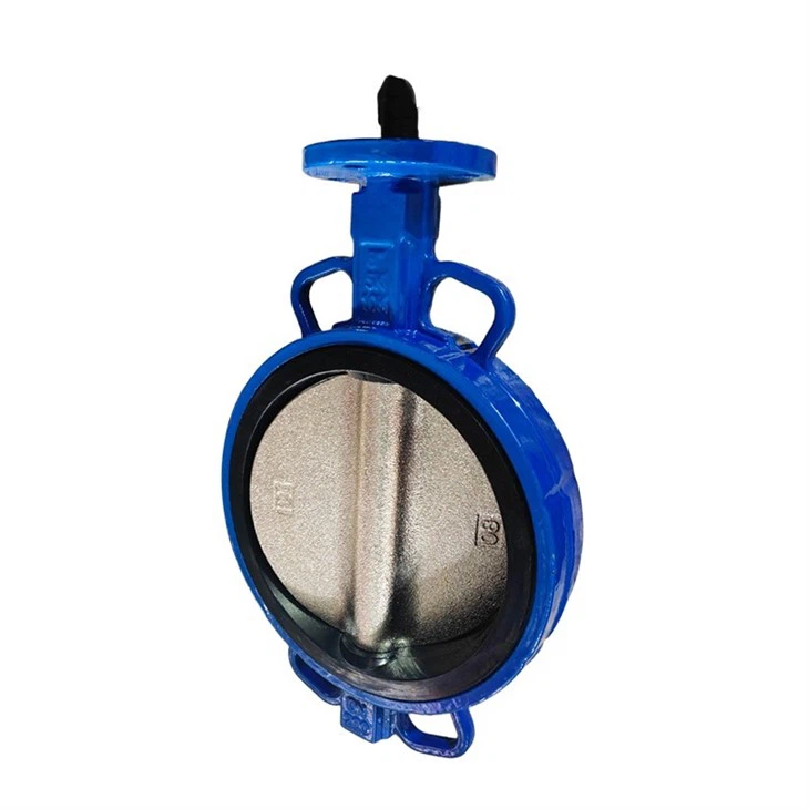 6inch 10K 20K Wafer EPDM Butterfly Valve factory