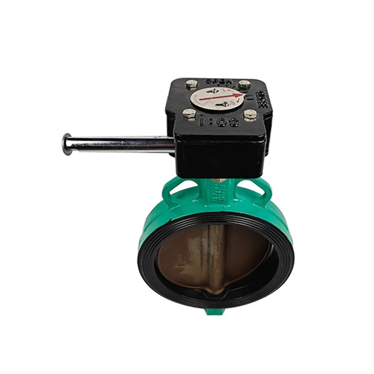 D371X Carbon Steel Wafer Soft Seal Butterfly Valve