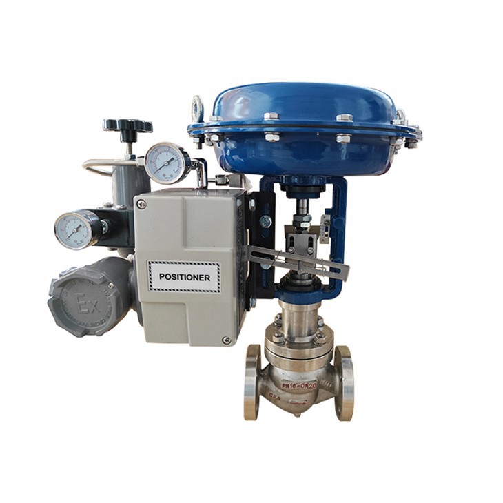 DN20 Flange Pneumatic Control Valve With Positioner
