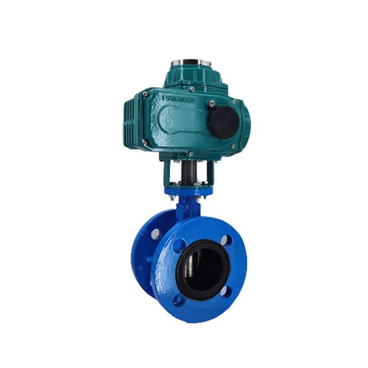Flange Connection Flow Control Butterfly Valve
