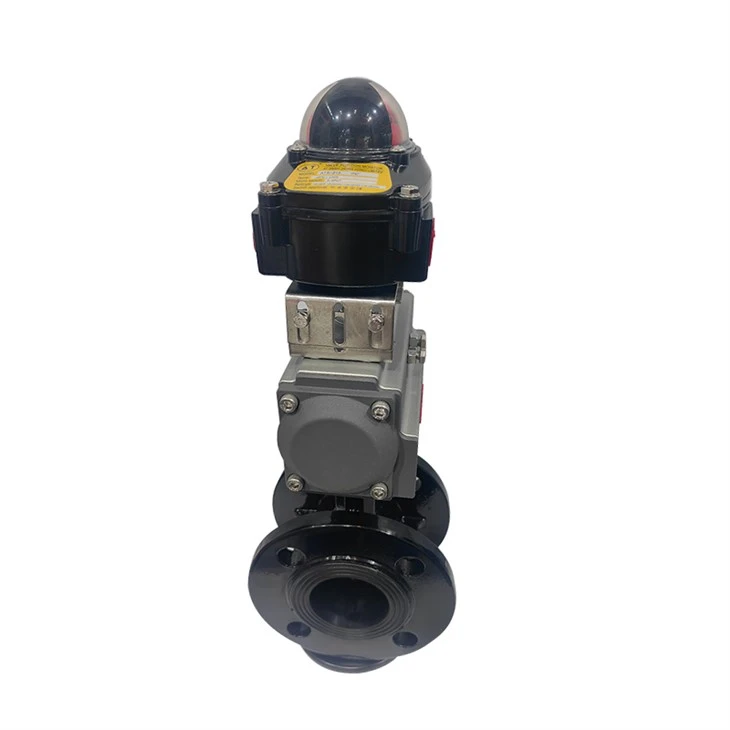 Flange Pneumatic Soft Seal Butterfly Valve