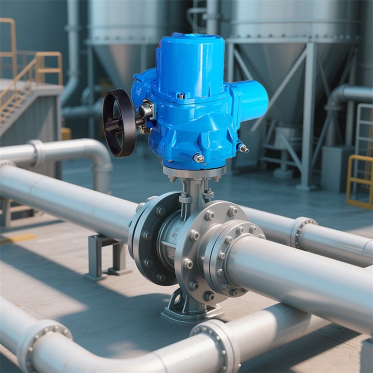 Industrial Electric Ball Valve Pipiline Actuator