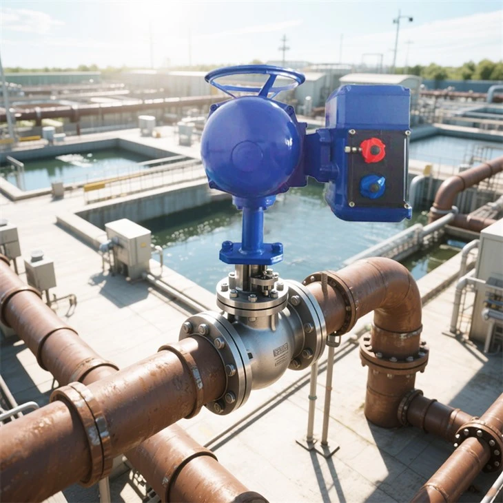 Linear Control Valve Actuator in Water Treatment