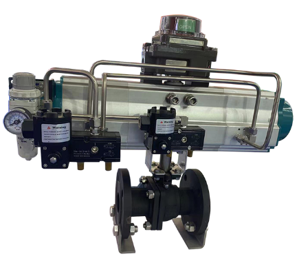 Pneumatic Flange Floating Ball Valve Pneumatic Flange Floating Ball Valve