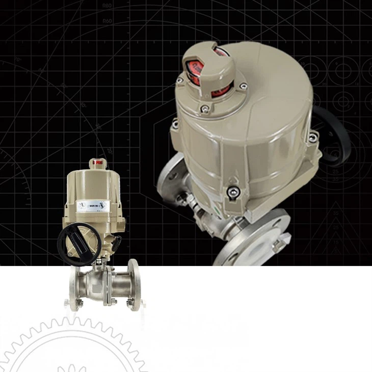 QT Steel Flange Ball Valve Actuator 220V 380V