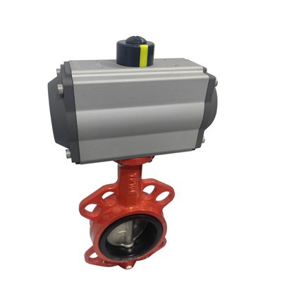 AT Pneumatic Actuator Wafer Butterfly Valve
