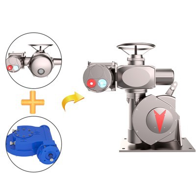 Bevel Gearbox With Part-turn Electric Actuator