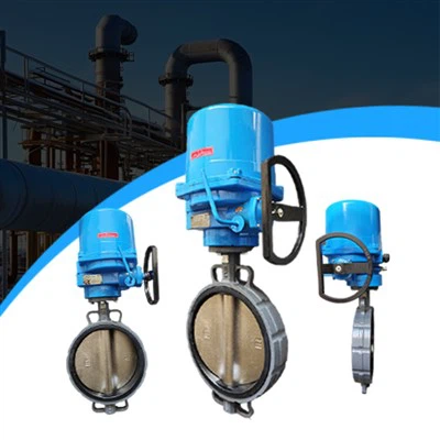 DN300 PN16 EPDM NBR Seal Wafer Butterfly Valve