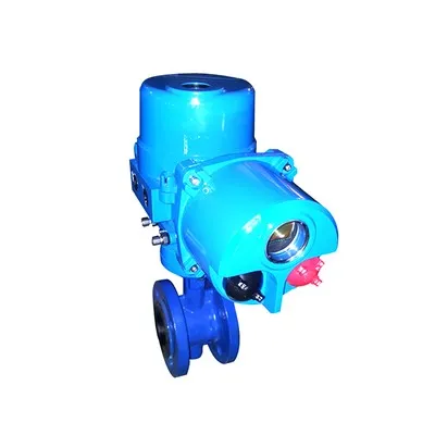 Fluorine Lining Motor Actuator Butterfly Valve