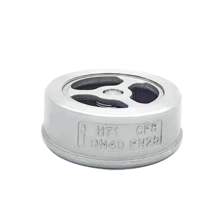 Stainless Steel 316 Metal Seal Wafer Check Valve AISI 300