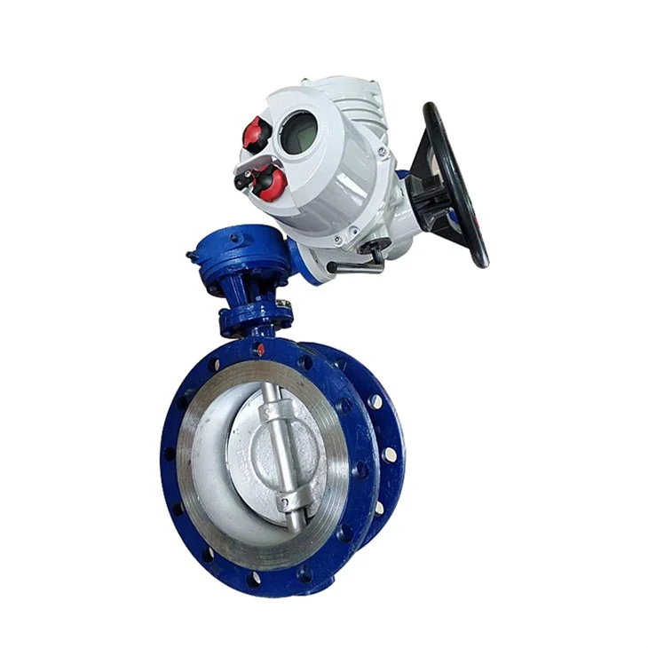Three Eccentric Electric Butterfly Valve