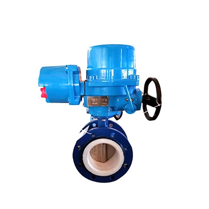D941F-10Z Electric Motorized PTFE Butterfly Valve