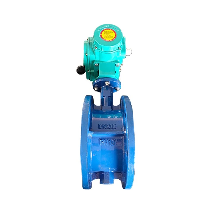 DN200 Flange Motorized Steam Butterfly Valve