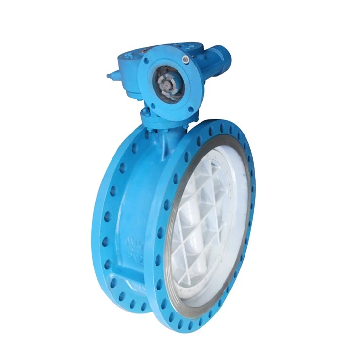 Flange Turbine Cf8m Air Duct Damper Valve