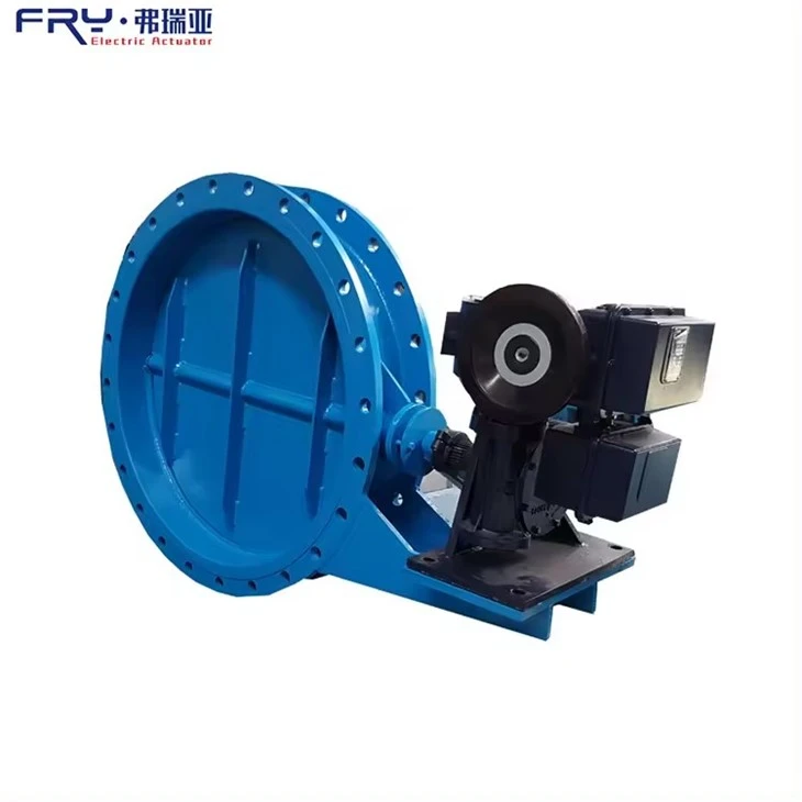 Motorized Actuated Flue Gas Damper Valved Actuator