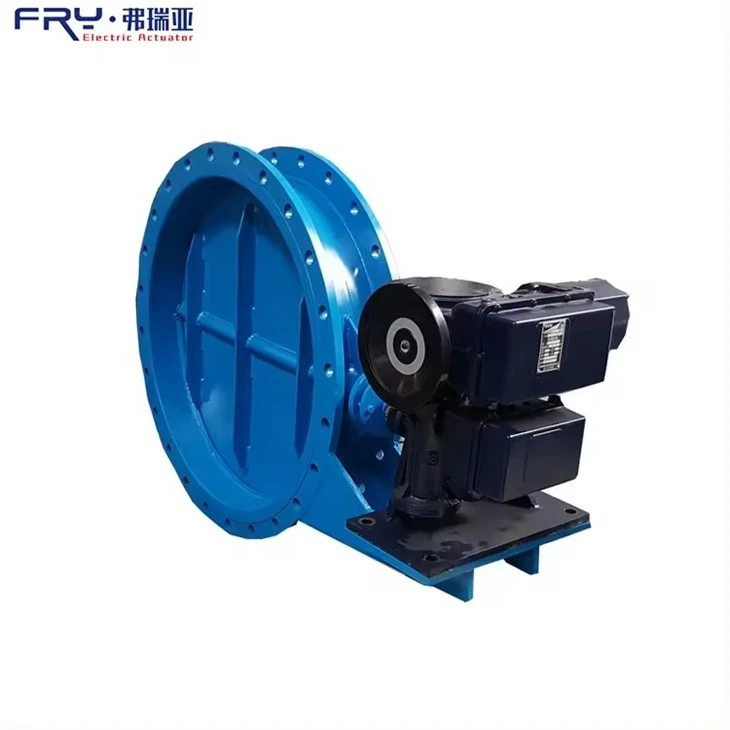 Motorized Actuated Flue Gas Damper Valved Actuator