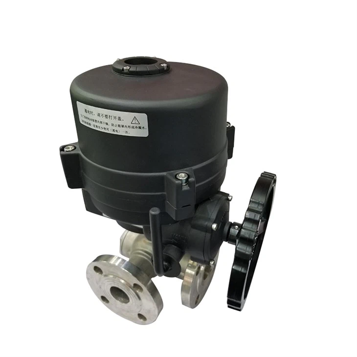 Motorized Cf8m Trunnion Mounted Ball Valve