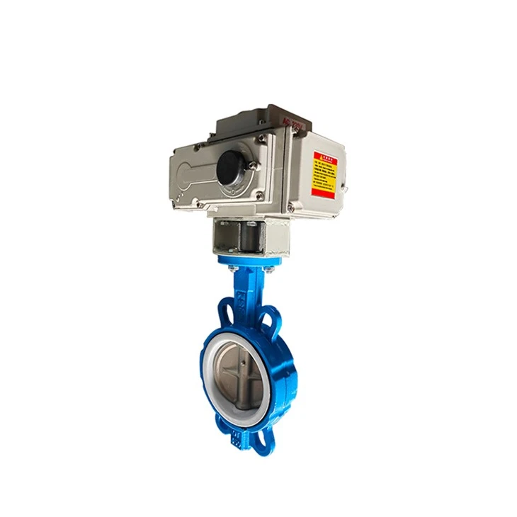 Soft Seal Operated Actuator Butterfly Valve