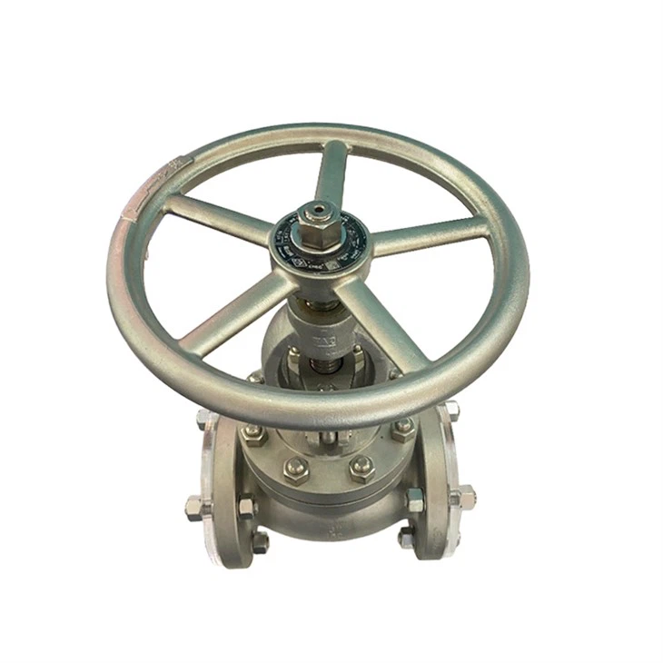 DN150 PN16 Titanium Globe Valve Gr1 Gr2