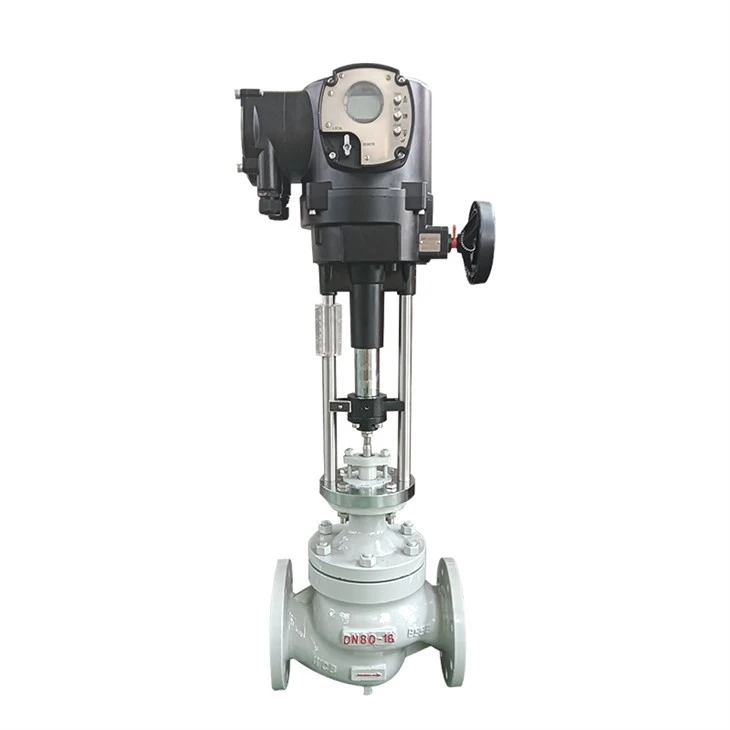 DN80 PN16 WCB Electric Sleeve Control Valve suppliers
