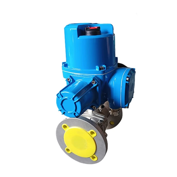 Factory DN50 PN16 CF8 A351 Motor Ball Valve