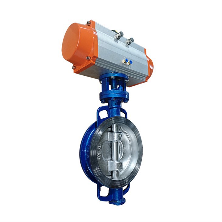 Pneumatic Actuator Flange Butterfly Valve